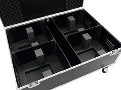 ROADINGER Flightcase 4x THA-250F pyörillä