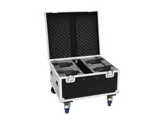ROADINGER Flightcase 4x LED TMH-X1 Liikkuvat päät Beam with wheels