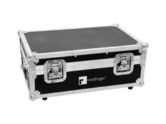 ROADINGER Flightcase 4x AKKU TL-3 Trusslight QuickDMX lataustoiminnolla