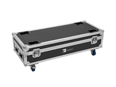 ROADINGER Flightcase 8x AKKU IP UP-4 QuickDMX lataustoiminnolla
