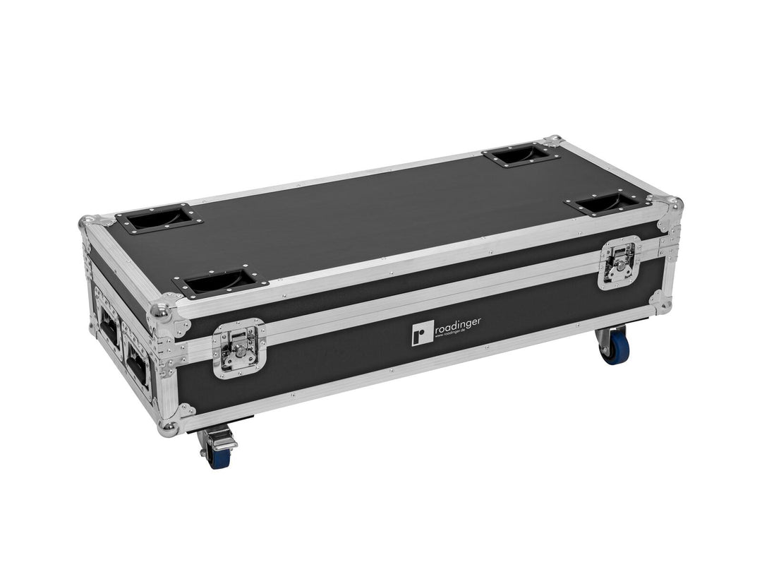ROADINGER Flightcase 8x AKKU IP UP-4 QuickDMX lataustoiminnolla