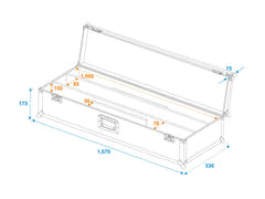 ROADINGER kuljetuslaukku 2x LED STP-7