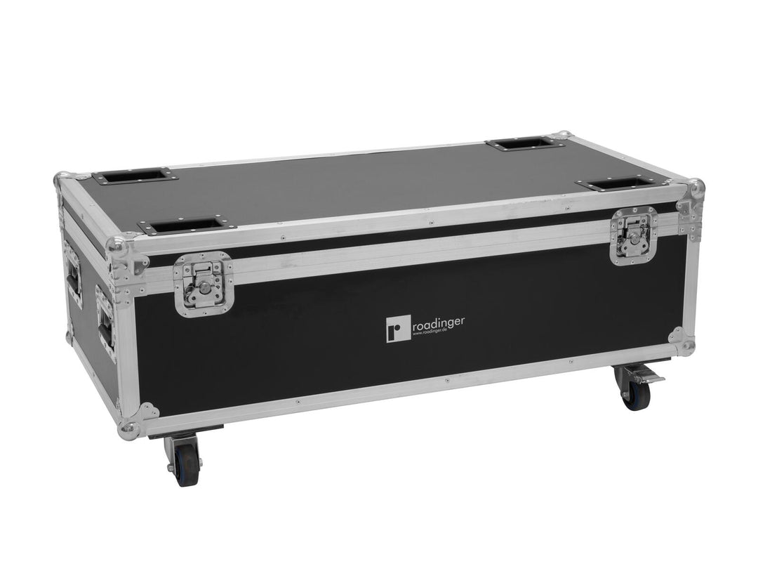 ROADINGER Flightcase 8x AKKU IP PAR 7 QCL WDMX lataustoiminnolla