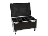 EUROLITE set 8x LED IP PAR 12x8W QCL Spot + case pyörillä