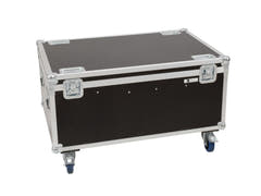 ROADINGER Flightcase 8x LED IP PAR 12x8W QCL/12x9 SQL Spot pyörillä
