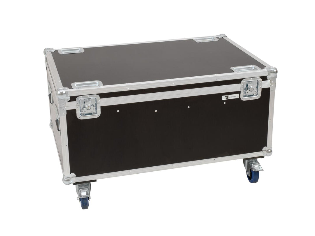 ROADINGER Flightcase 8x LED IP PAR 12x8W QCL/12x9 SQL Spot pyörillä