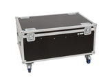 ROADINGER Flightcase 8x LED IP PAR 12x8W QCL/12x9 SQL Spot pyörillä