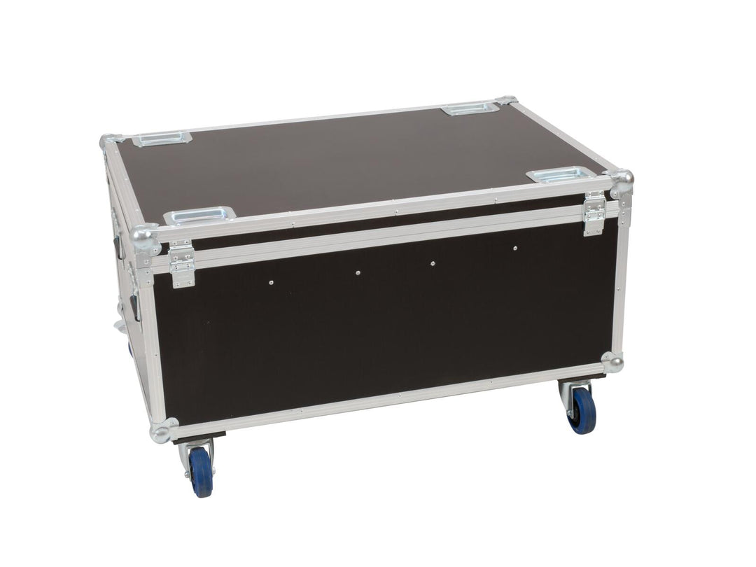 ROADINGER Flightcase 8x LED IP PAR 12x8W QCL/12x9 SQL Spot pyörillä