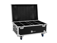ROADINGER Flightcase 8x LED PAR IP 7x10W RGBL