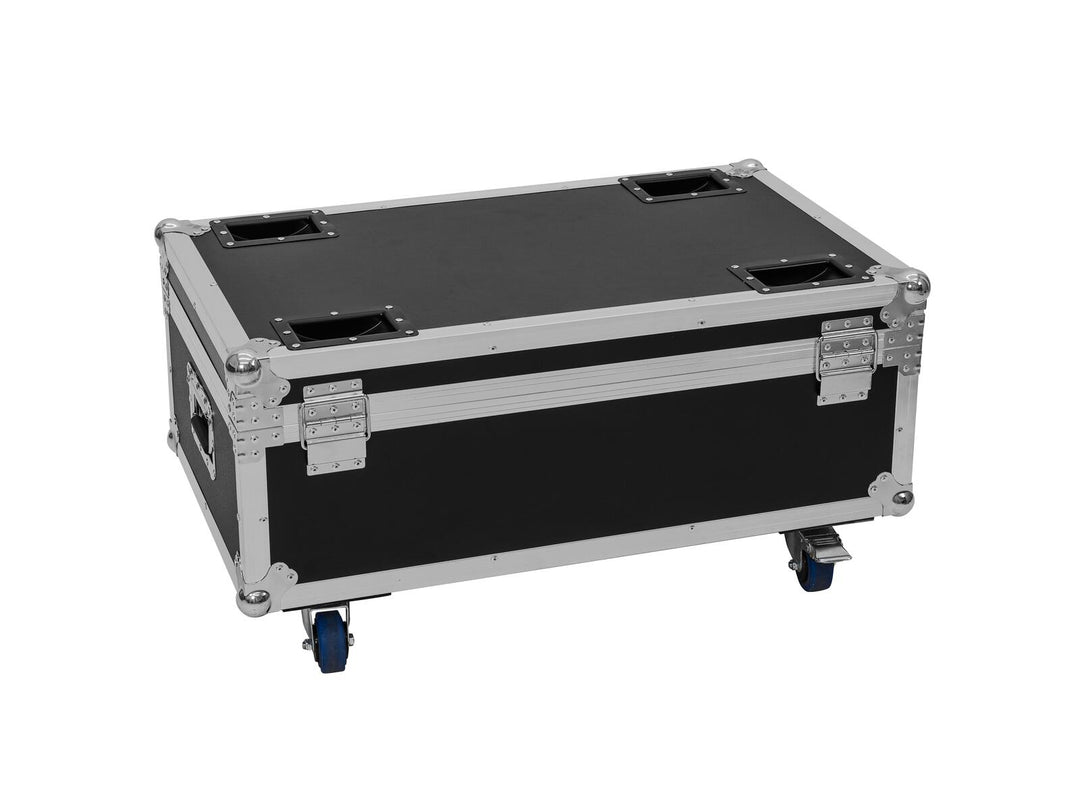 ROADINGER Flightcase 4x LED CLS-18 QCL RGB/WW pyörillä