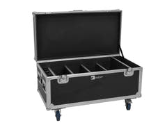 EUROLITE Set 4x AKKU Multiflood IP 8x10W RGBW Wash CRMX + Case lataustoiminnolla