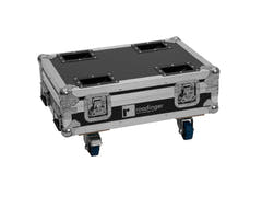 ROADINGER Flightcase 8x AKKU Mini IP UP-4 QCL Spot MK2 lataustoiminnolla