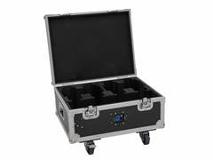 EUROLITE Set 4x AKKU MBT-3 Spot MK2 + pyörillä varustettu Flightcase ja lataustoiminto