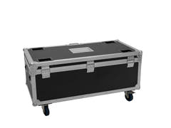 ROADINGER Flightcase 4x AKKU Multiflood IP 18x10W RGBW Wash CRMX lataustoiminnolla