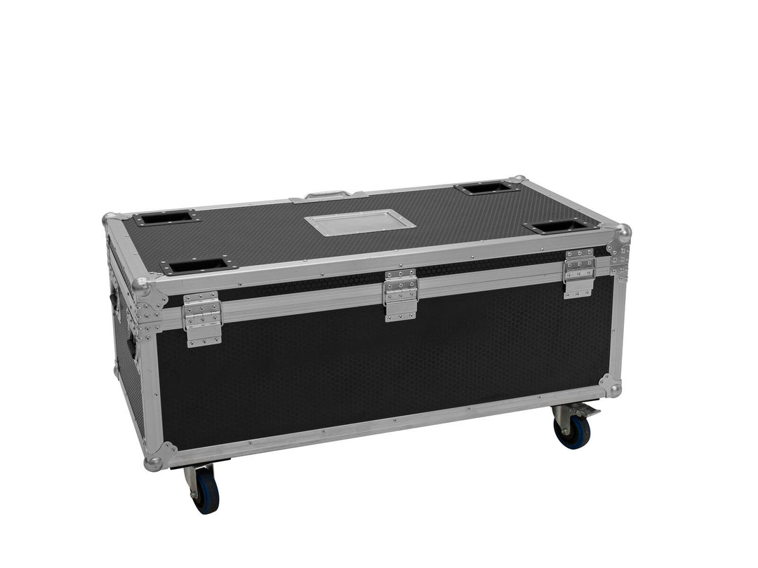 ROADINGER Flightcase 4x AKKU Multiflood IP 18x10W RGBW Wash CRMX lataustoiminnolla
