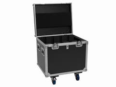 ROADINGER Flightcase 4x Pixel Matrix Panel 5x5 RGB/WW pyörillä