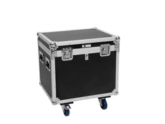 ROADINGER Flightcase 4x Pixel Matrix Panel 5x5 RGB/WW pyörillä