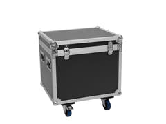 ROADINGER Flightcase 4x Pixel Matrix Panel 5x5 RGB/WW pyörillä