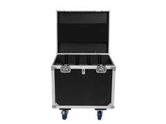 ROADINGER Flightcase 4x Pixel Matrix Panel 5x5 RGB/WW pyörillä