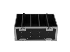 ROADINGER jatkomoduuli flightcase-laitteelle 4x IP PIX strobe RGB CW+WW