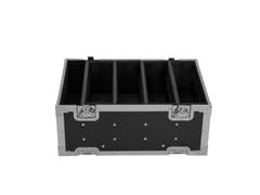 ROADINGER jatkomoduuli flightcase-laitteelle 4x IP PIX strobe RGB CW+WW