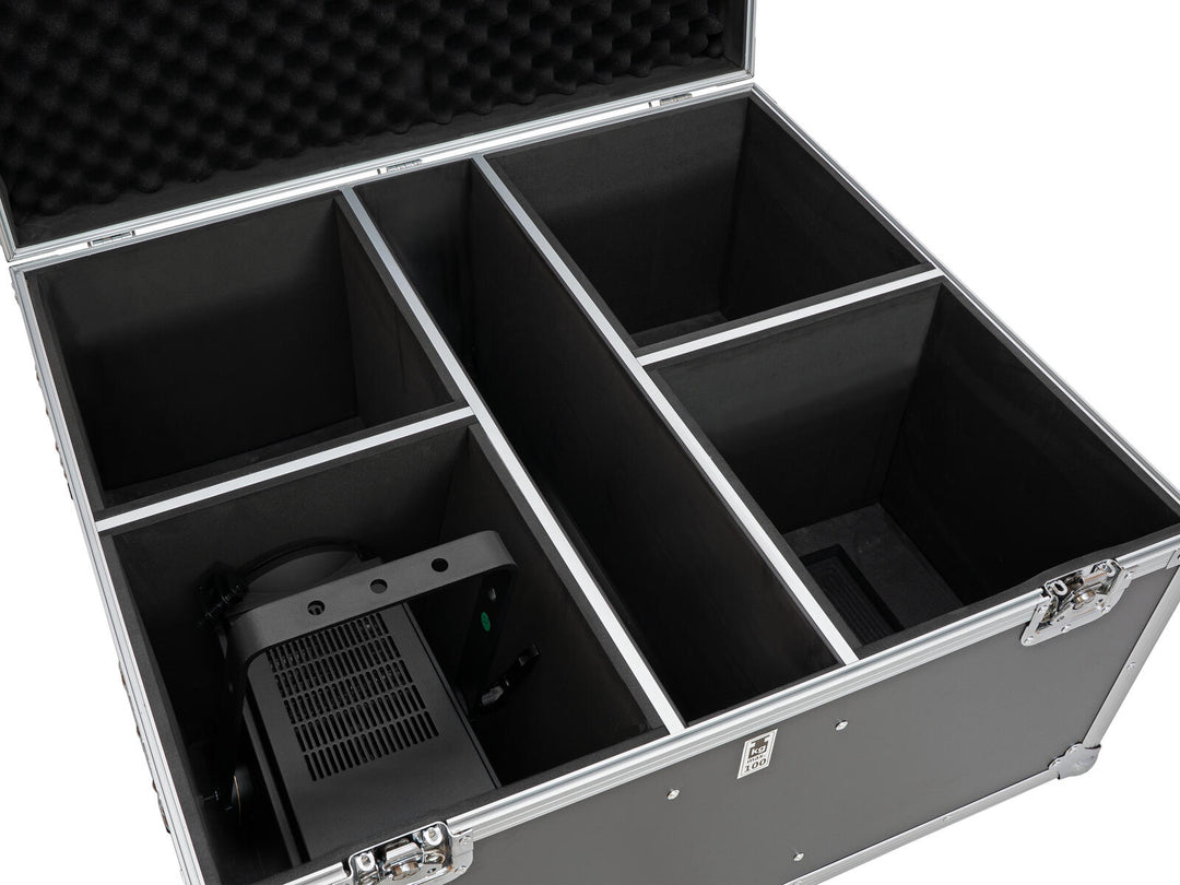 ROADINGER Flightcase 4x THA-100F MK3 pyörillä