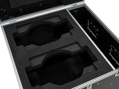 ROADINGER Flightcase PRO 2x IP TMH-W285 pyörillä