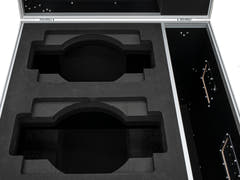 ROADINGER Flightcase PRO 2x IP TMH-W285 pyörillä