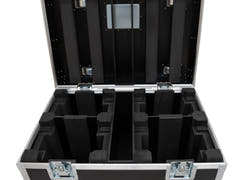 ROADINGER Flightcase HIGHLINE 4x LED IP TMH-S250/B250, pyörillä