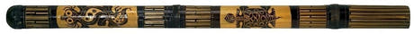 Kamballa kaiverrettu bambusididgeridoo, n. 120 cm