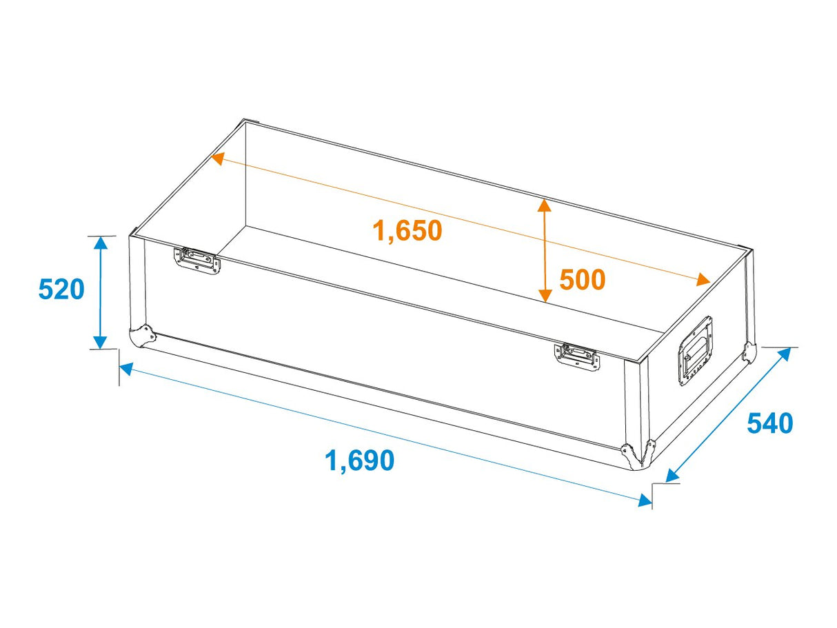 Roadinger Lentokotelo 2x LCD ZL65
