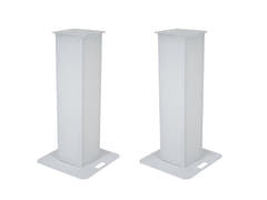 EUROLITE Set 2x Stage-standi 100cm + 2x LED B-40 Beam Effect valkoinen