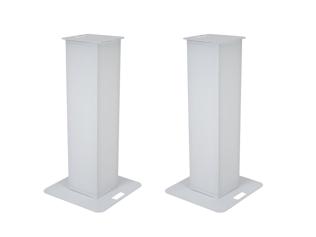 EUROLITE Set 2x Stage-standi 100cm + 2x LED B-40 Beam Effect valkoinen