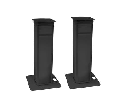 EUROLITE 2x Stage Stand säädettävä incl. Cover and Bag, black
