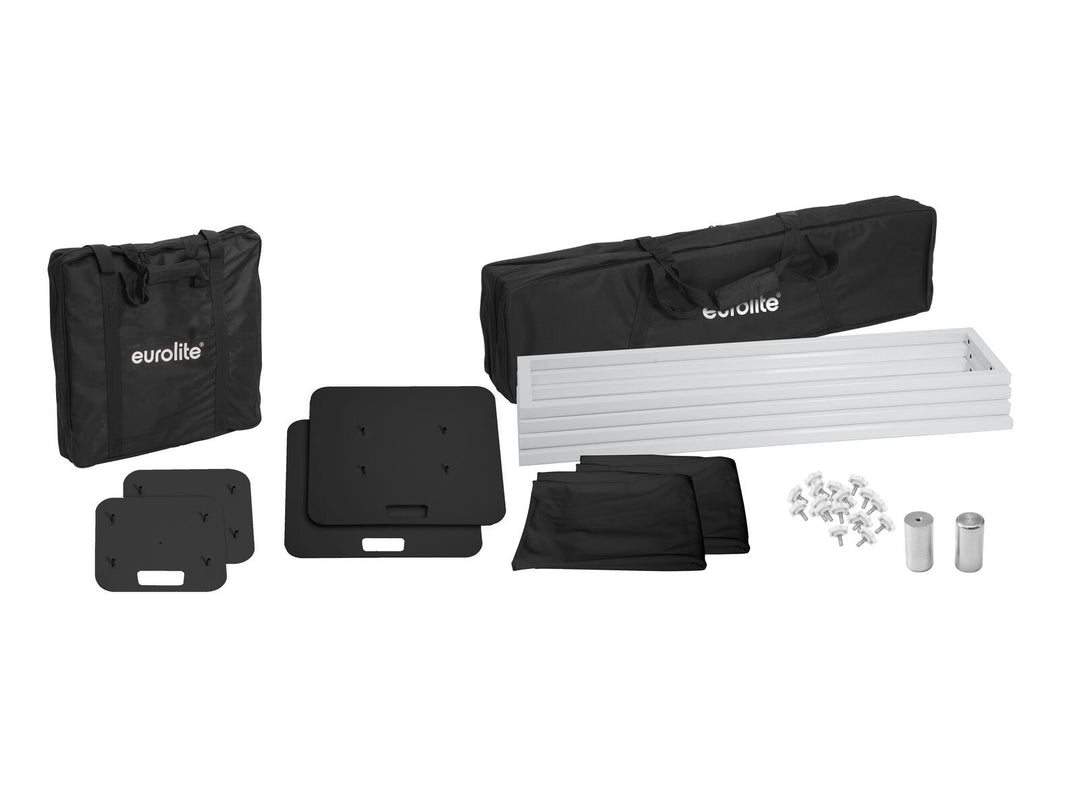 EUROLITE 2x Stage Stand 150cm sis. Cover ja Bag, Black