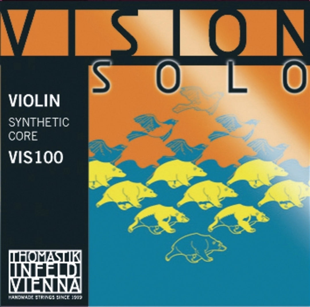Thomastik-Infeld Violin Viulut Vision solo - Set (D Silver) (VIS101)