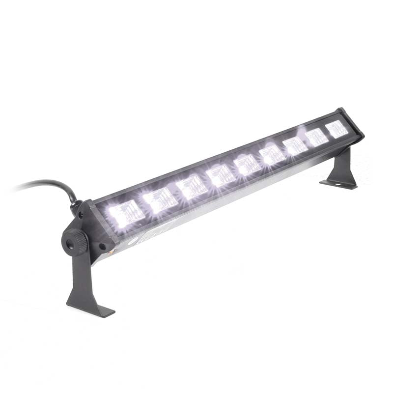 LIGHT4ME LED BAR UV 9 + HVID ammattimainen valokoriste 9x3W