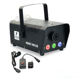 Firefog Hornet 400LED fog machine 400 W LED-valolla ja 2 kaukosäätimellä, musta