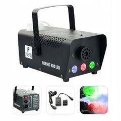 Firefog Hornet 400LED fog machine 400 W LED-valolla ja 2 kaukosäätimellä, musta