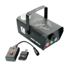 Firefog Hornet 400LED fog machine 400 W LED-valolla ja 2 kaukosäätimellä, musta