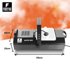 Firefog Master 3000 DMX -fog machine -paketti