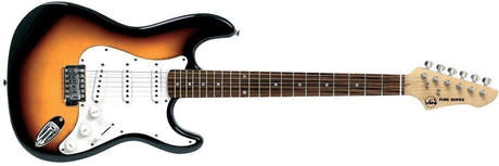 VGS RC-100 sähkökitara, 3-Tone Sunburst