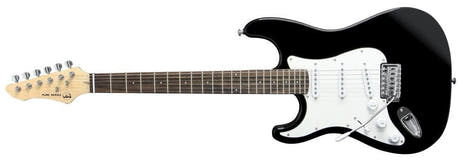 VGS RC-100 -sähkökitara, Black, vasenkätinen