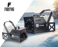 Firefog Snow 1500LED lumimasiinat 1500 W RGB LEDillä ja DMX:llä