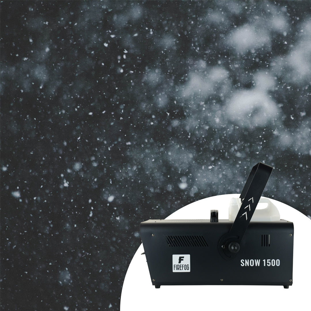 Firefog Snow1500 DMX lumimasiinat 1500 W kaukosäätimellä