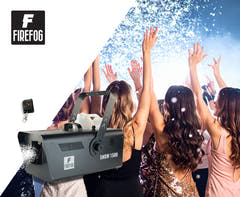 Firefog Snow1500 DMX lumimasiinat 1500 W kaukosäätimellä
