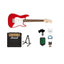 Fender Squier Mini Stratocaster -sähkökitara-aloituspaketti (Dakota Red)