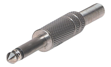GEWA 6,3 mm mono-jakkiliitin taittumissuojalla