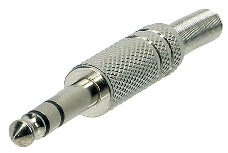 GEWA 6,3 mm stereojakkiliitin taittosuojalla
