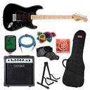 Fender Squier Sonic Stratocaster HSS Aloituspaketti (Sort)